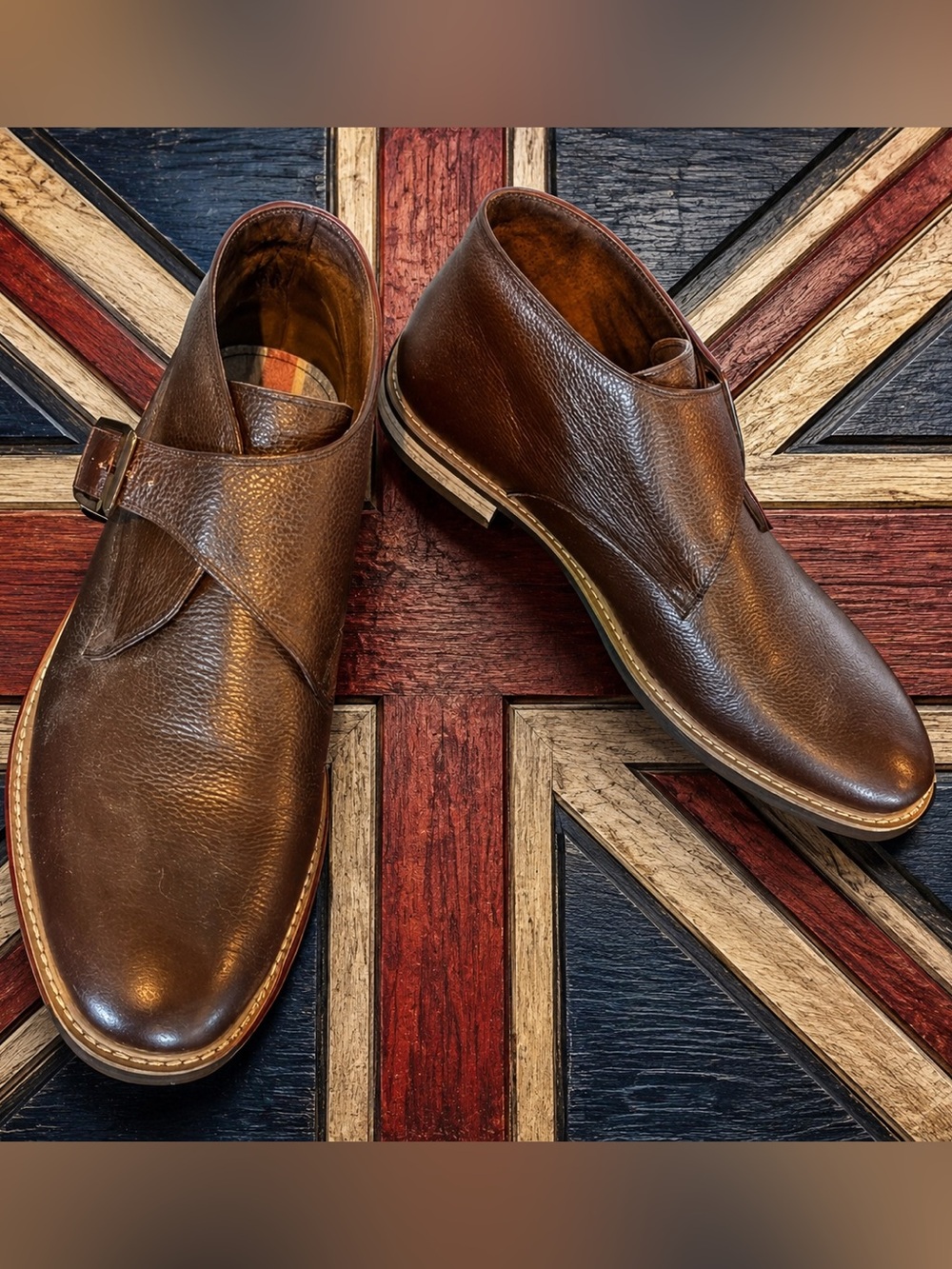 UNWORN - English Laundry Baron leather chukka boots - excellent as new condition